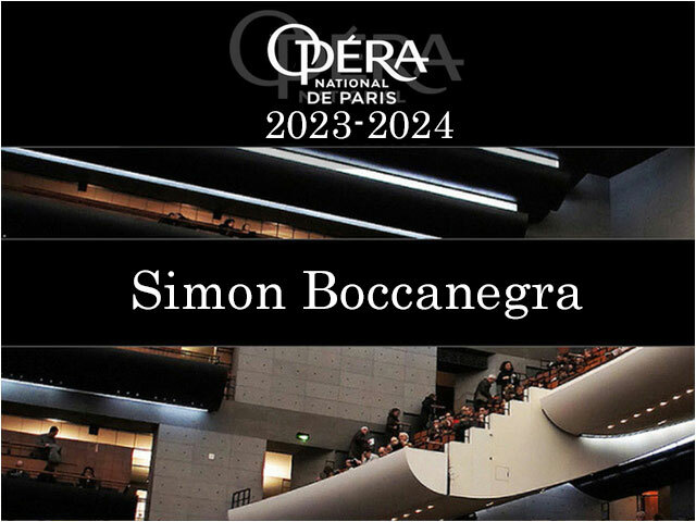 Simon Boccanegra Paris Opera House 2024 Production Paris France