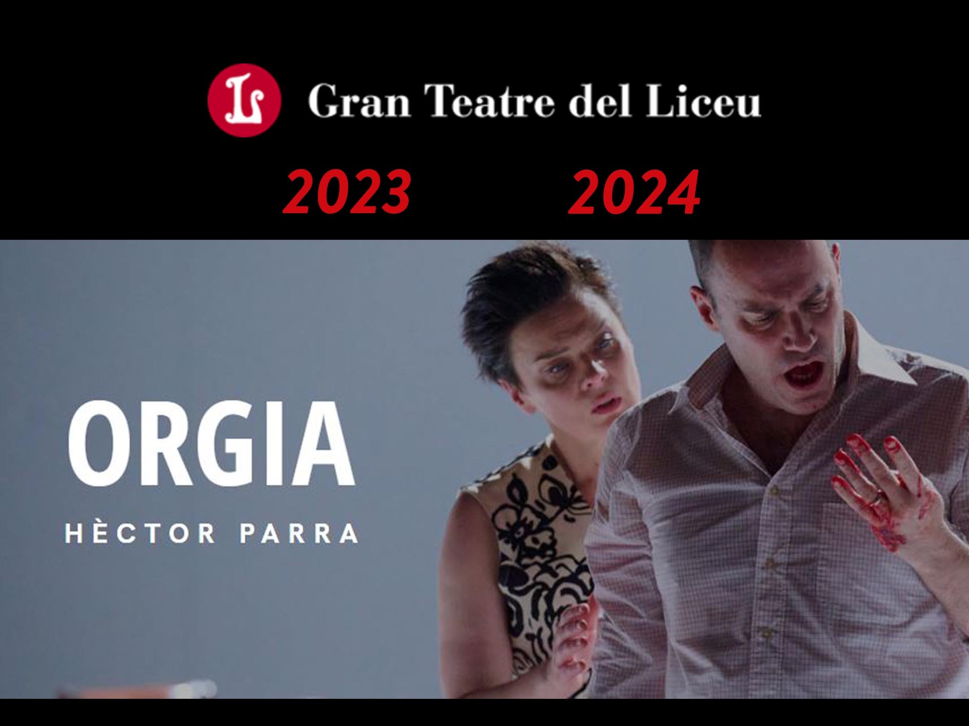 Orgia Gran Teatre Del Liceu Barcelona Production Barcelona