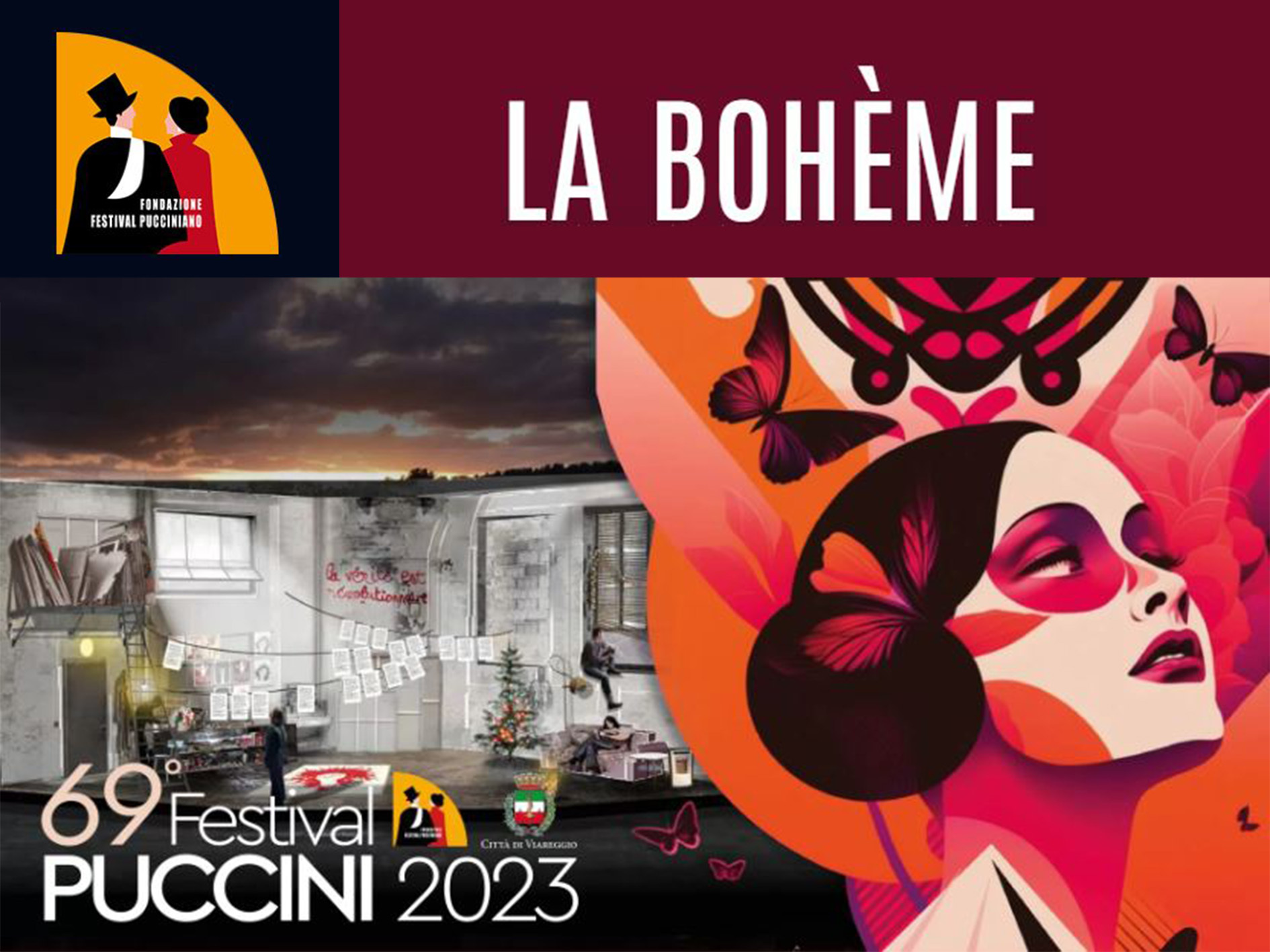 La Boh me Puccini Festival 2022 Production Torre del Lago